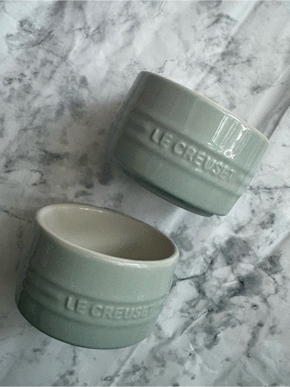 Le Creuset Pistache Straight Wall Ramekins - Set of 2